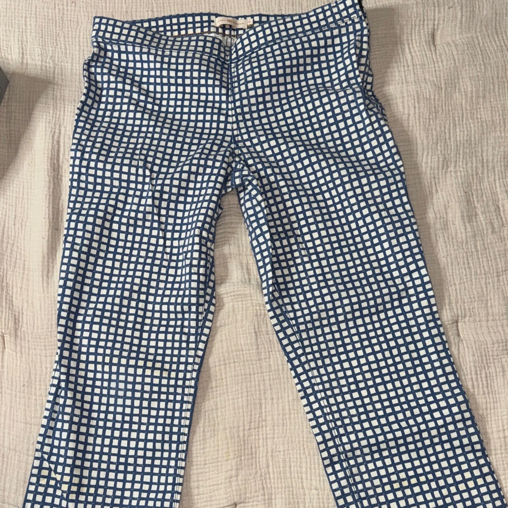 Tory Burch Blue and White Patterned Pants